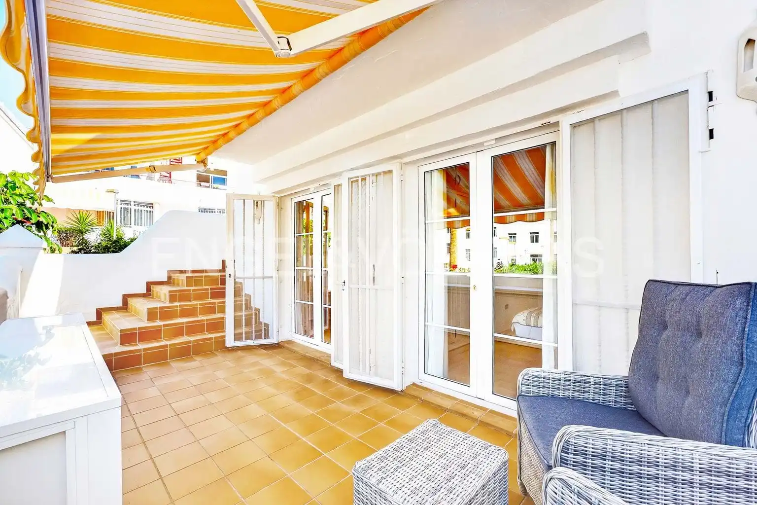 Terraza de Casa o chalet en venta en Adeje con Terraza, Piscina y Amueblado
