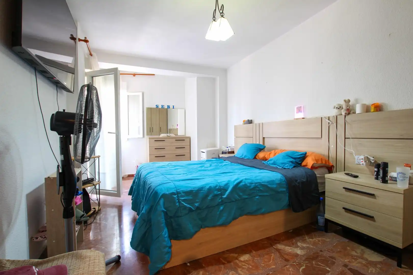 Bedroom of Flat for sale in Águilas  with Terrace, Furnished and Balcony