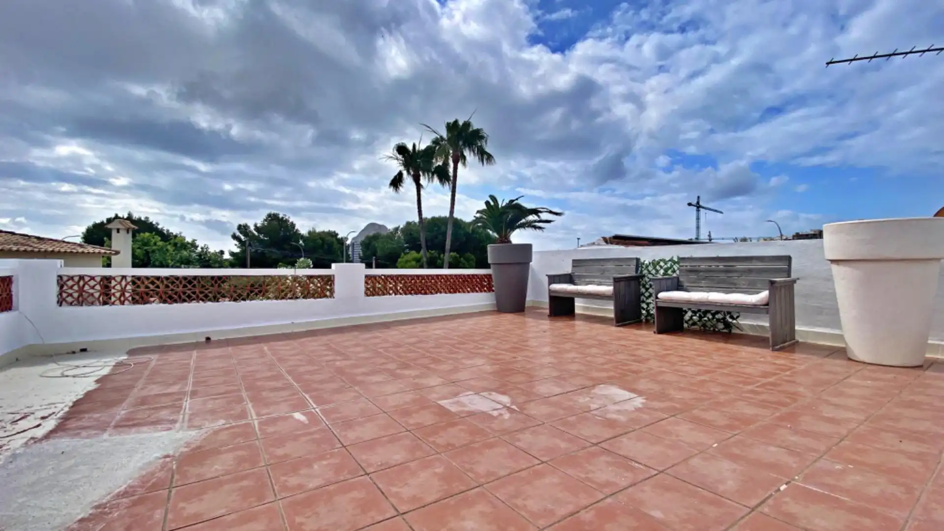 Terrassa de Casa o xalet en venda en Calpe / Calp amb Aire condicionat, Jardí privat i Terrassa