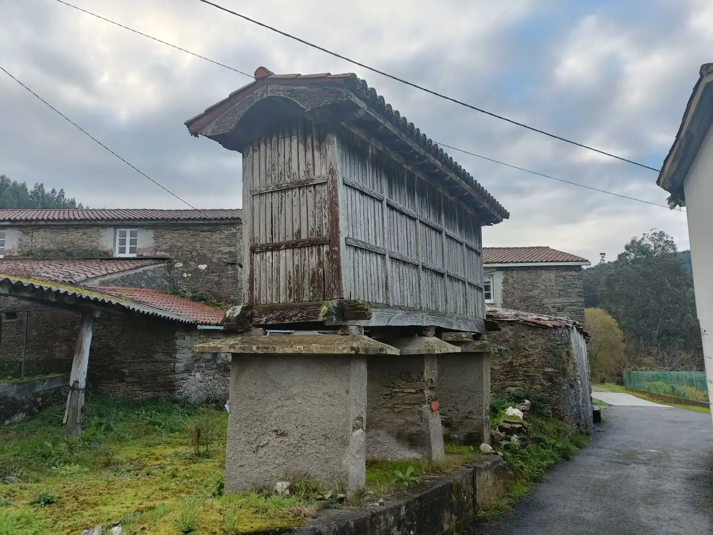 Vista exterior de Casa adosada en venta en Cesuras con Jardín privado y Trastero