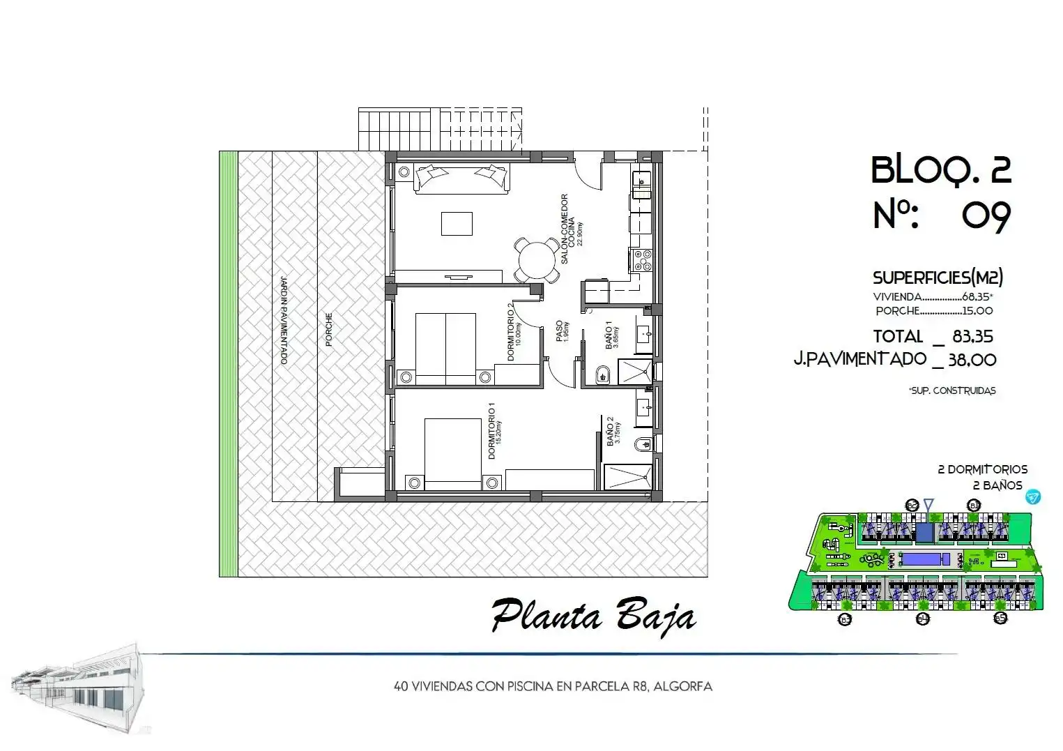 Appartement compact avec piscine à vendre à Algorfa, imagen 20