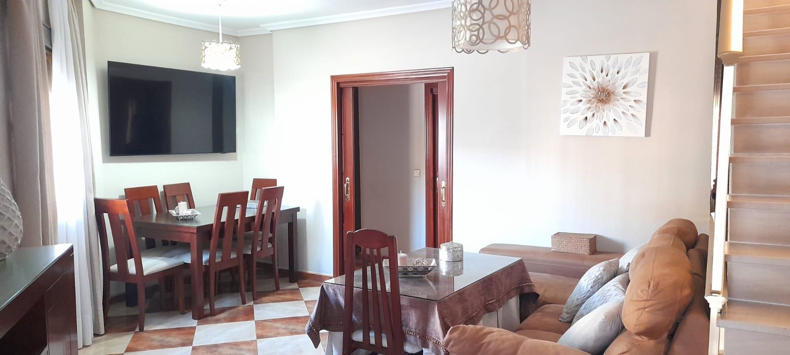 Sala d'estar de Casa o xalet en venda en  Sevilla Capital amb Aire condicionat i Terrassa