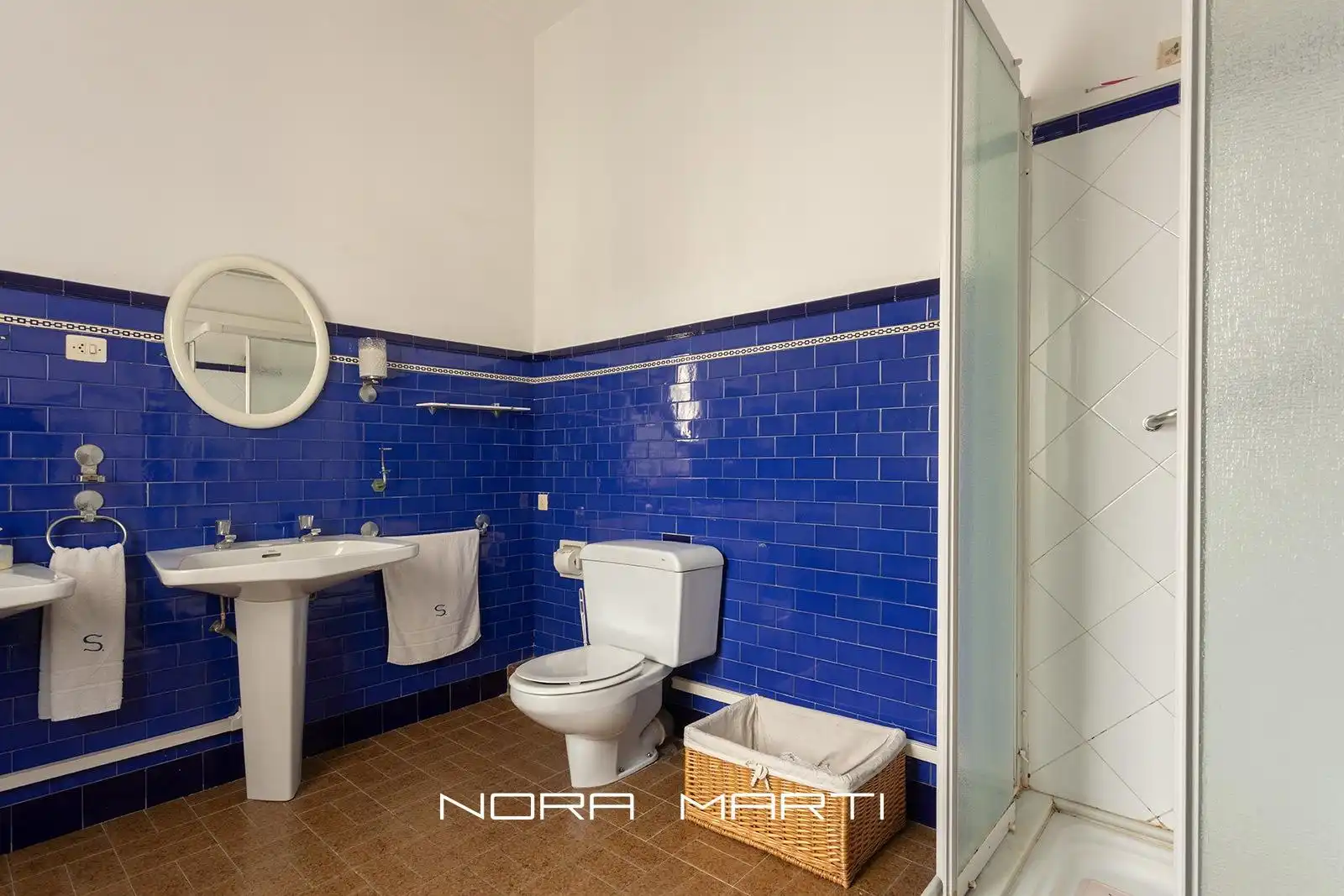 Baño de Finca rústica en venta en Sitges con Aire acondicionado, Calefacción y Jardín privado