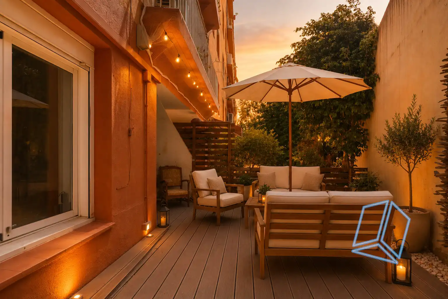 Terraza de Piso en venta en Barcelona con Aire acondicionado, Calefacción y Parquet