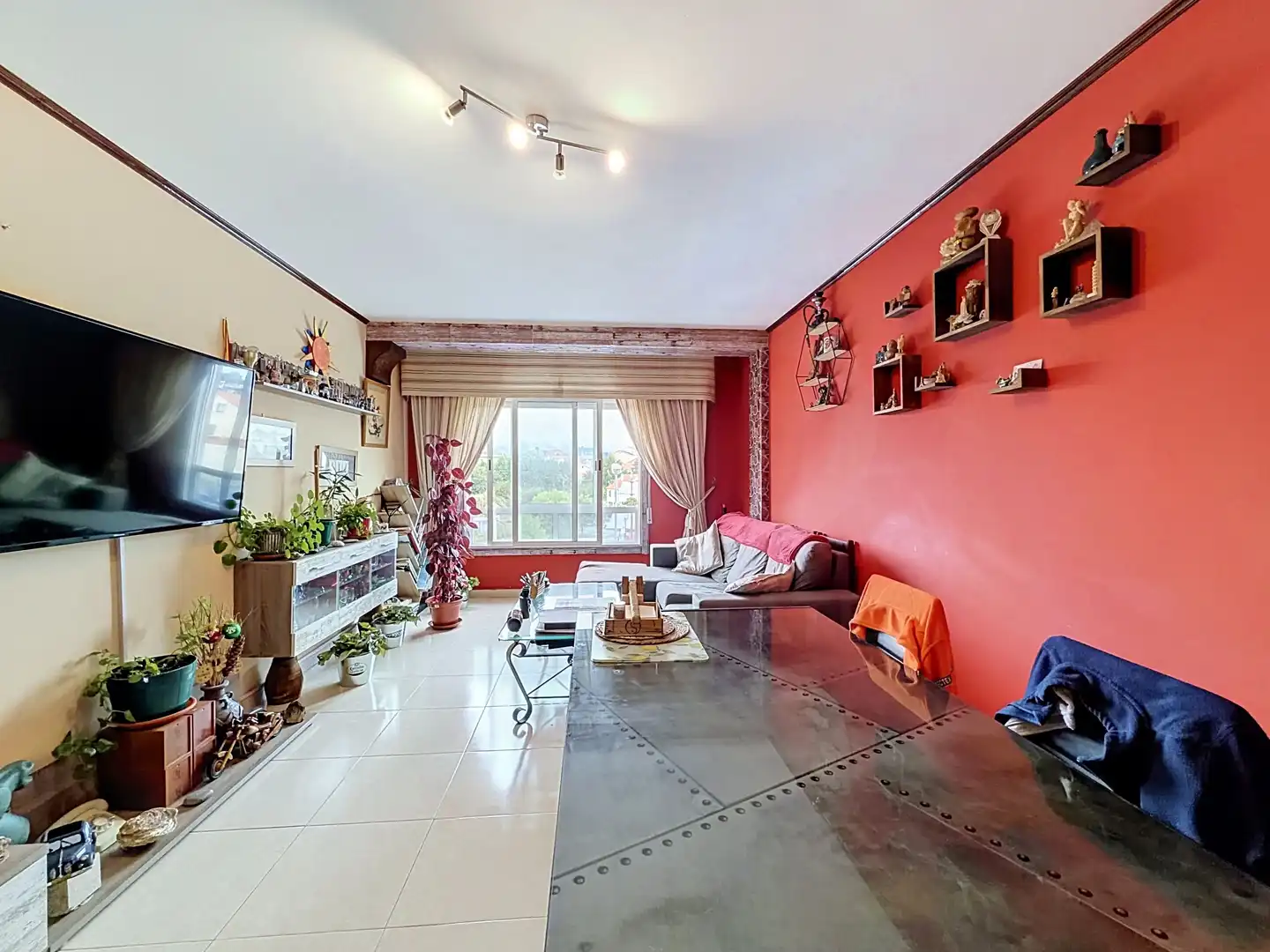 Sala de estar de Dúplex en venta en Poio