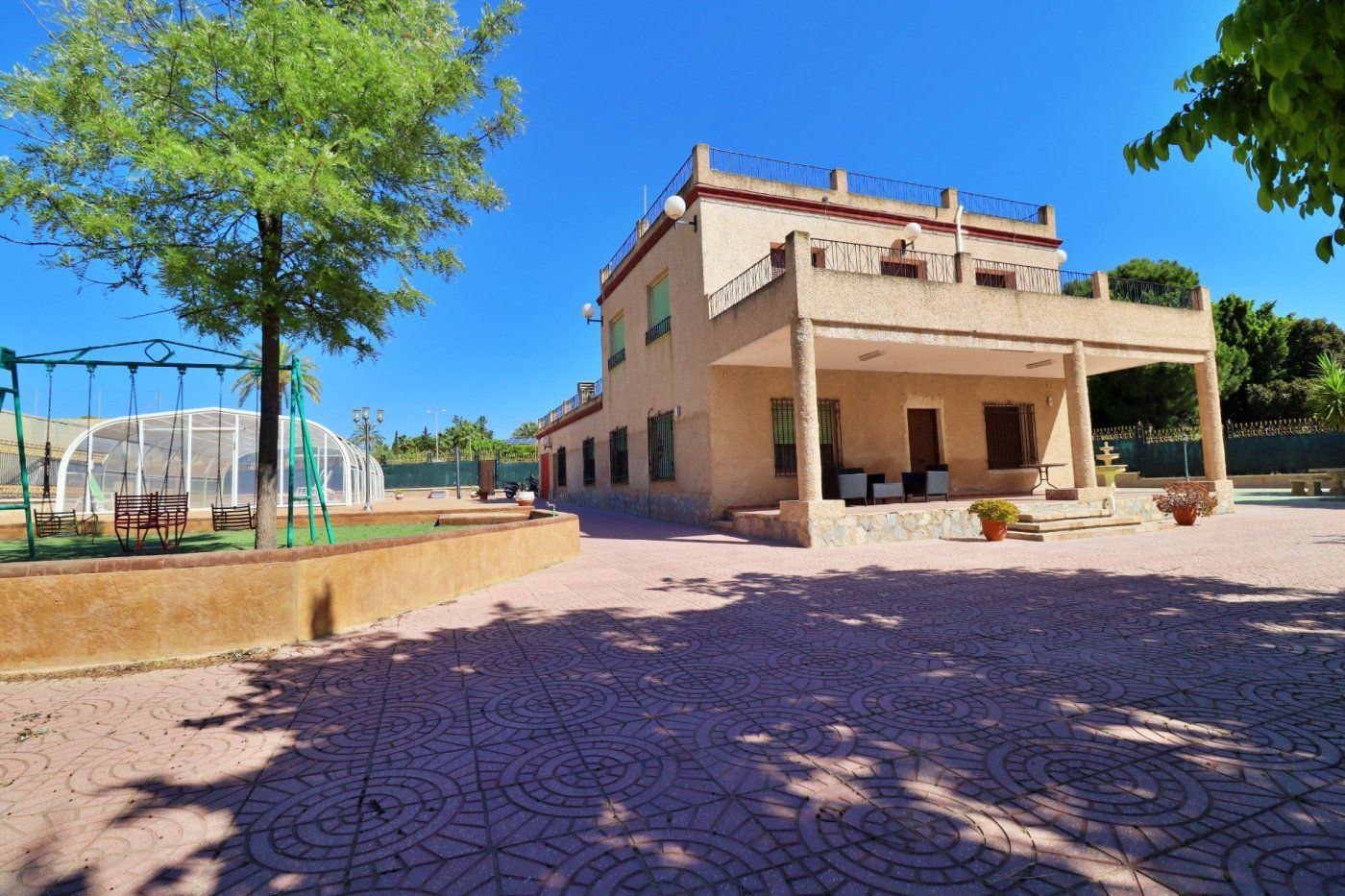 Exterior view of House or chalet for sale in Elche / Elx  with Air Conditioner, Private garden and Terrace