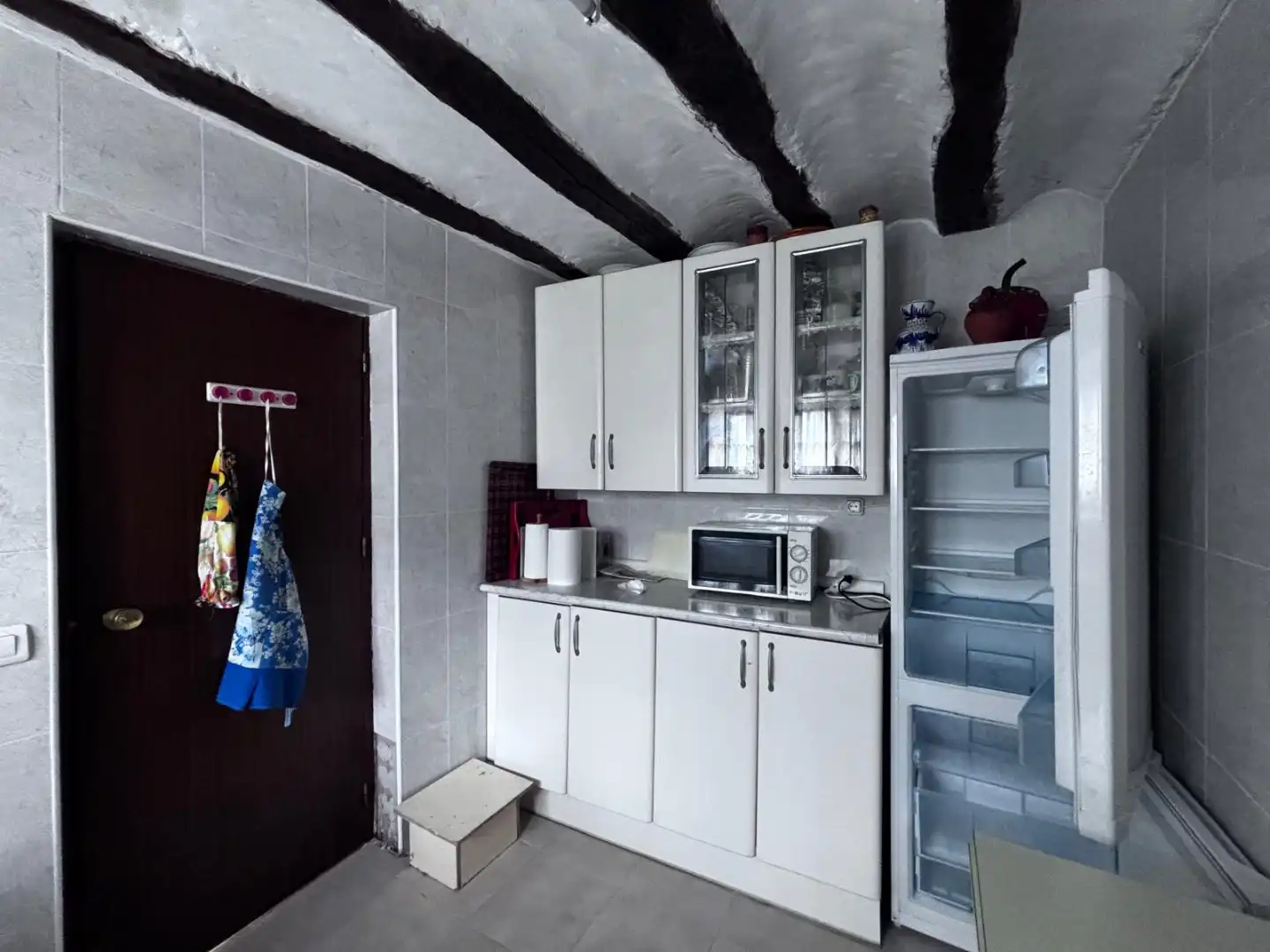 Cocina de Finca rústica en venta en Valle de Oca con Calefacción y Jardín privado