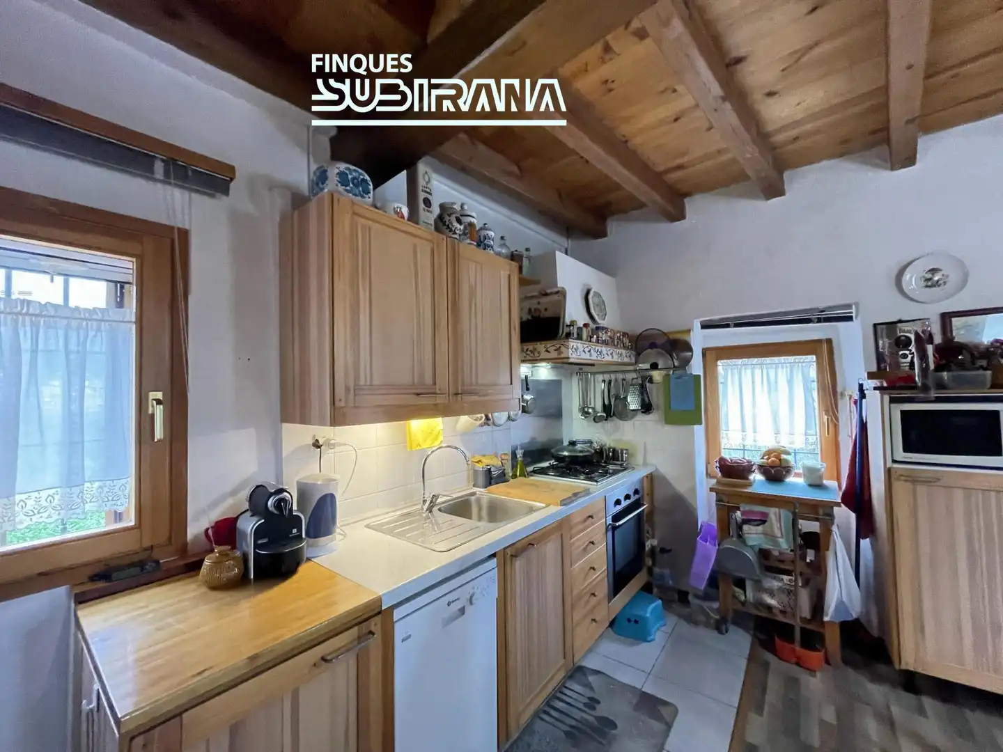 Cocina de Casa o chalet en venta en Savallà del Comtat con Trastero y Balcón
