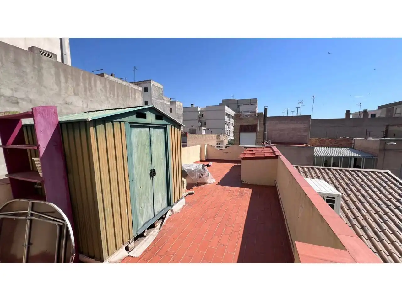Exterior view of Detached homes for sale in Almazora / Almassora  with Air Conditioner, Terrace and Swimming Pool
