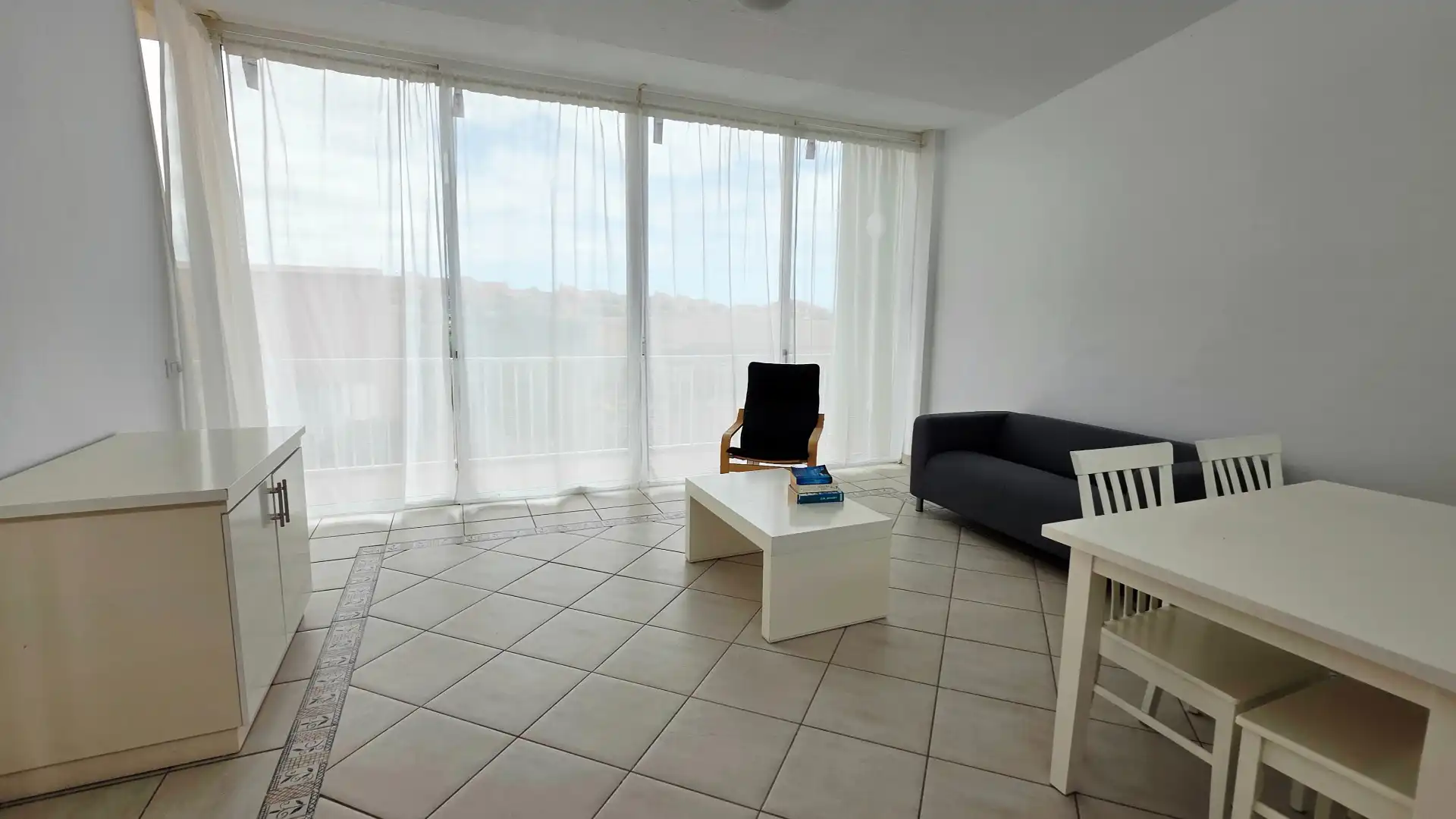 Sala de estar de Casa o chalet de alquiler en San Miguel de Abona con Jardín privado, Amueblado y Piscina comunitaria