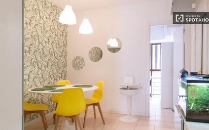 Dining room of Flat to rent in  Madrid Capital  with Air Conditioner and Balcony