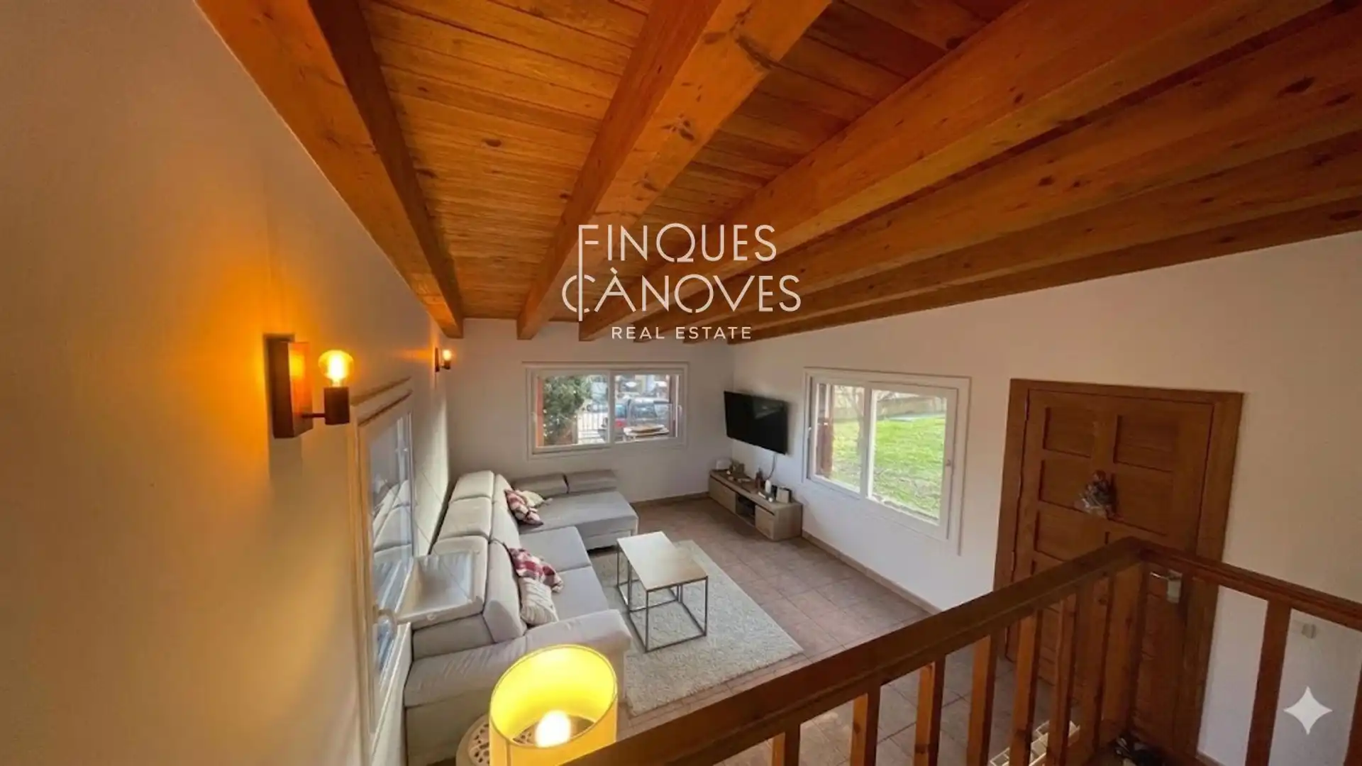 Sala de estar de Casa o chalet en venta en Caldes de Malavella con Calefacción, Jardín privado y Trastero