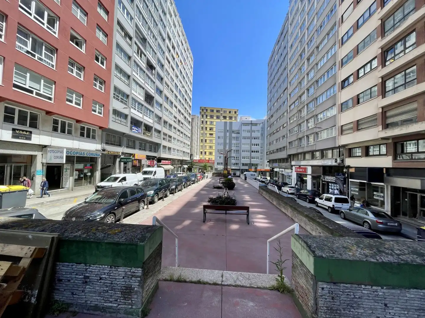 Exterior view of Flat for sale in A Coruña Capital 