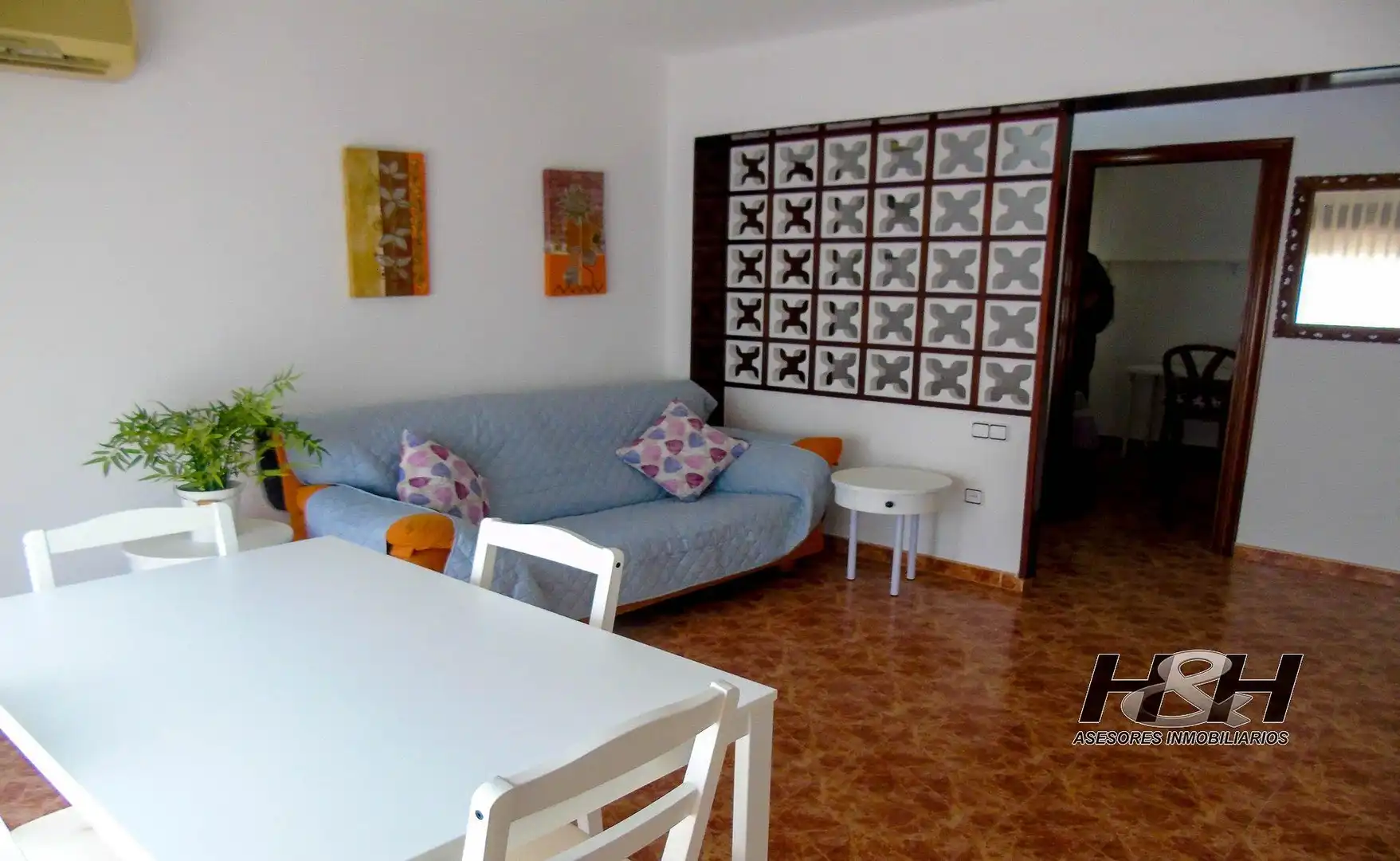 Wohnzimmer von Wohnung zur Miete in Burjassot mit Klimaanlage, Heizung und Möbliert