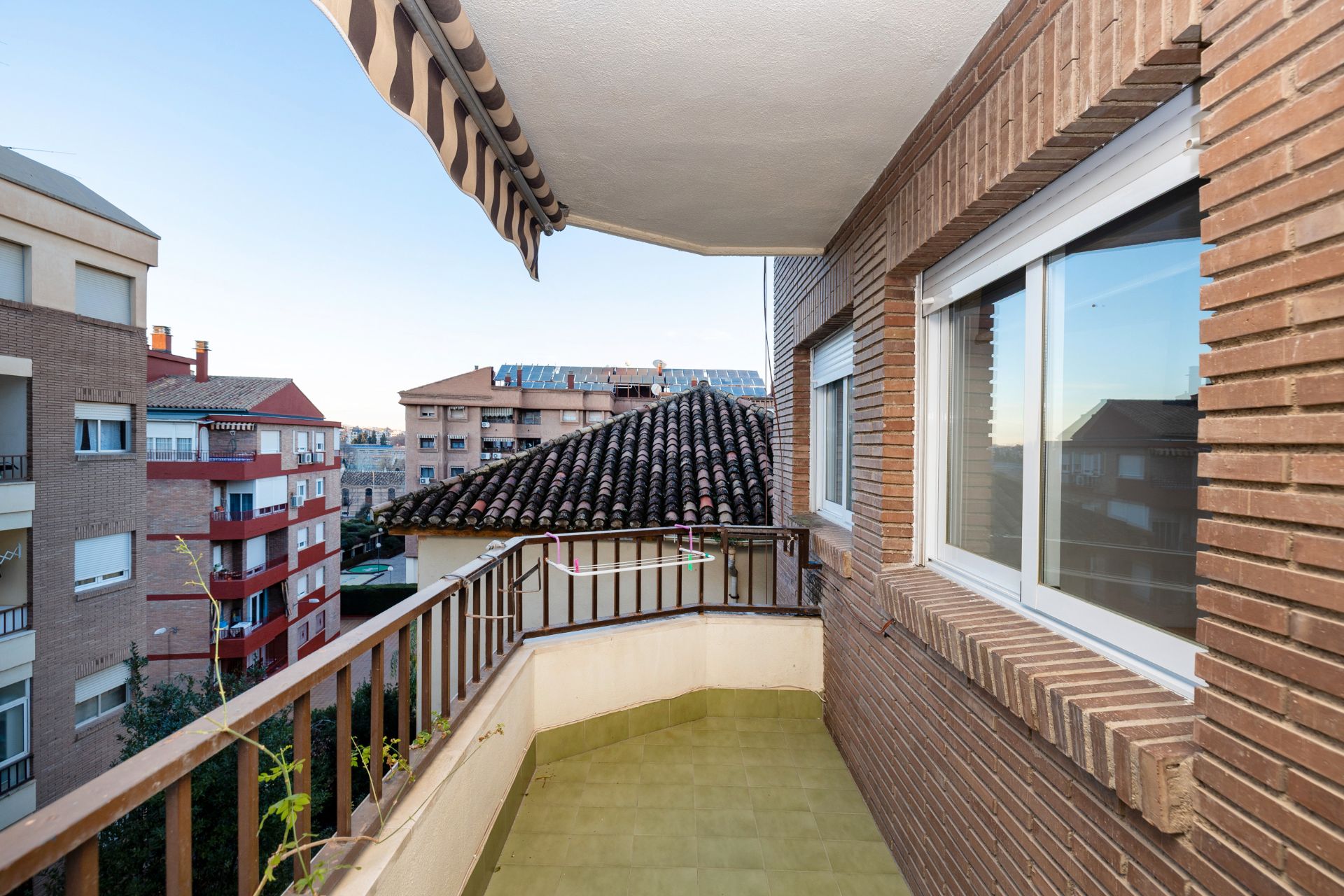 Balcony of Flat to rent in  Granada Capital  with Air Conditioner, Heating and Furnished