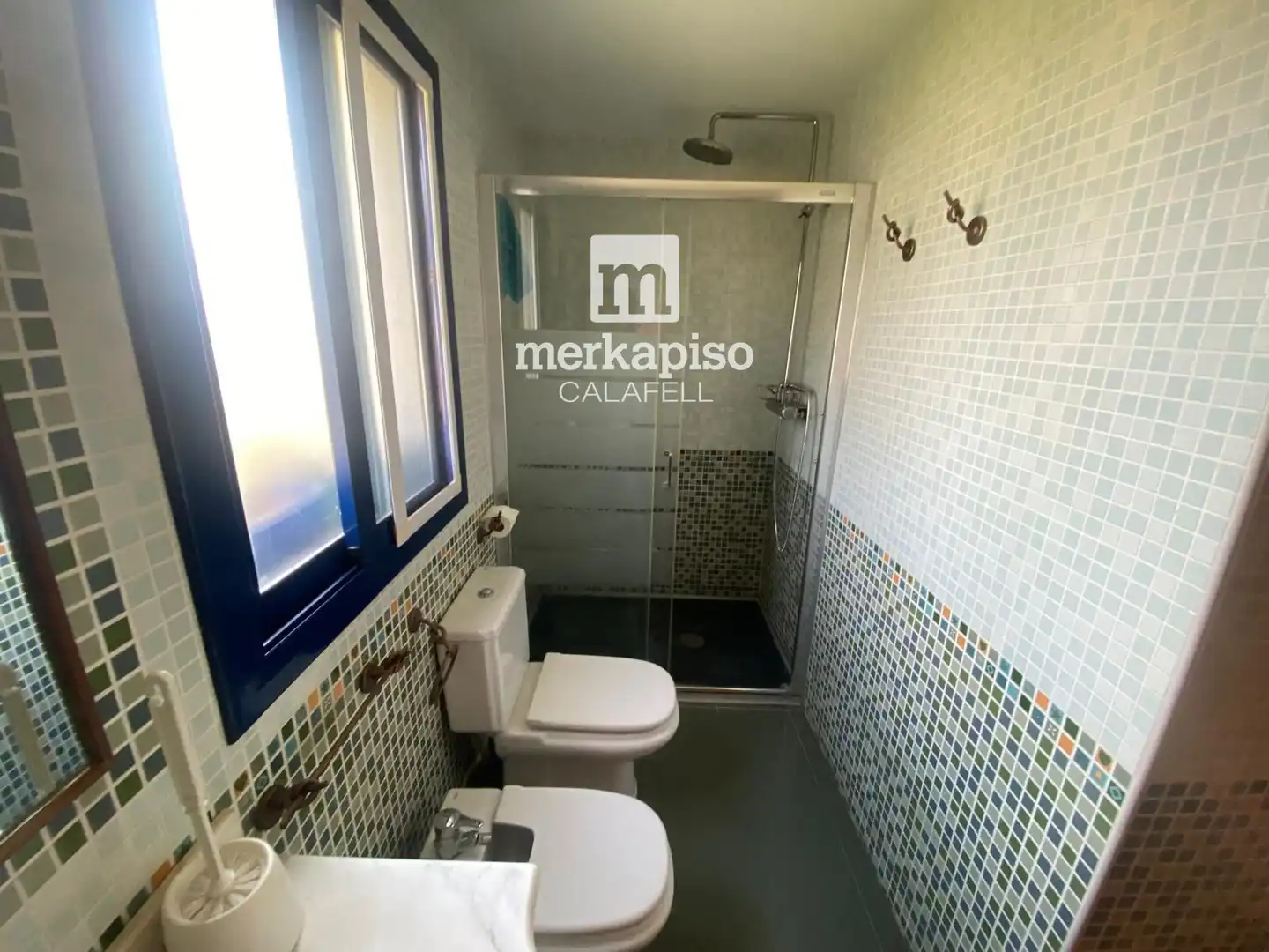 Baño de Casa adosada de alquiler en Calafell con Calefacción, Terraza y Amueblado
