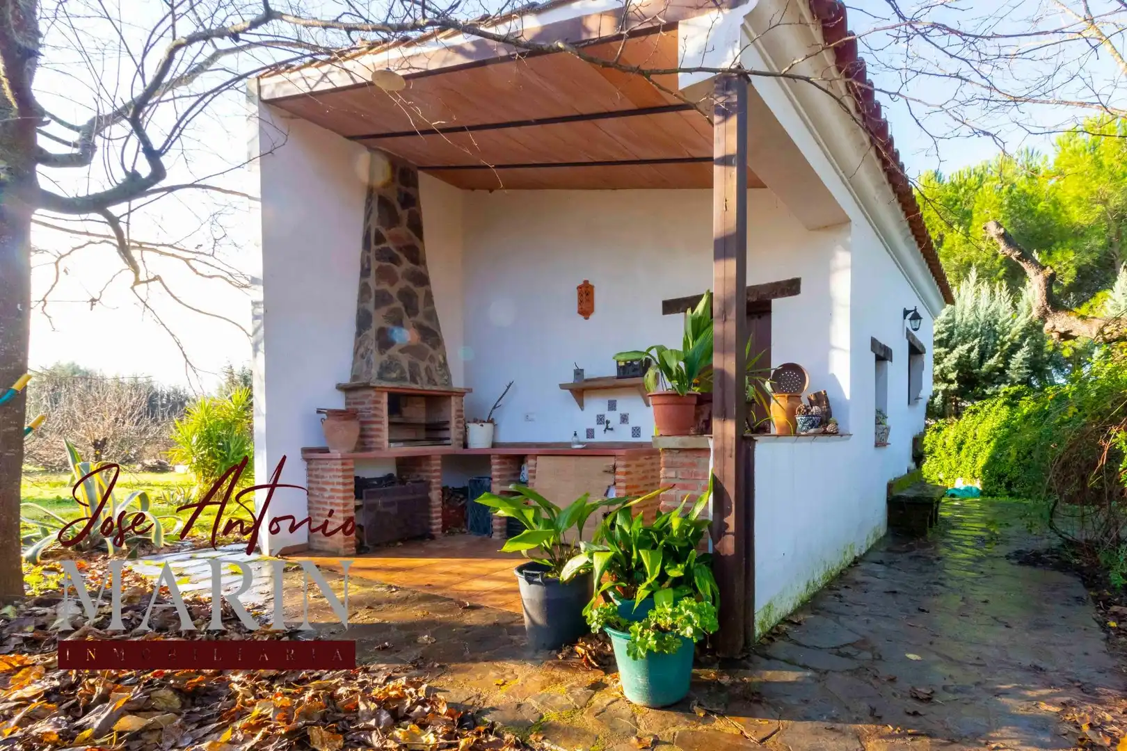 Garten von Country house zum Verkauf in Badajoz mit Privatgarten, Abstellraum und Schwimmbad