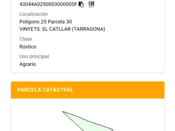 Terreny rústic en venda a Avinguda Catalunya 40