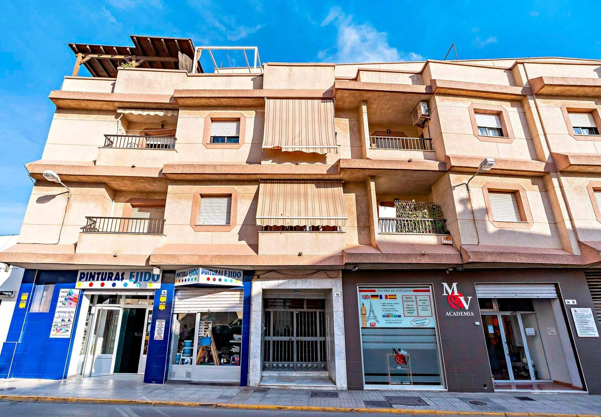 Exterior view of Flat for sale in El Ejido  with Air Conditioner, Terrace and Furnished