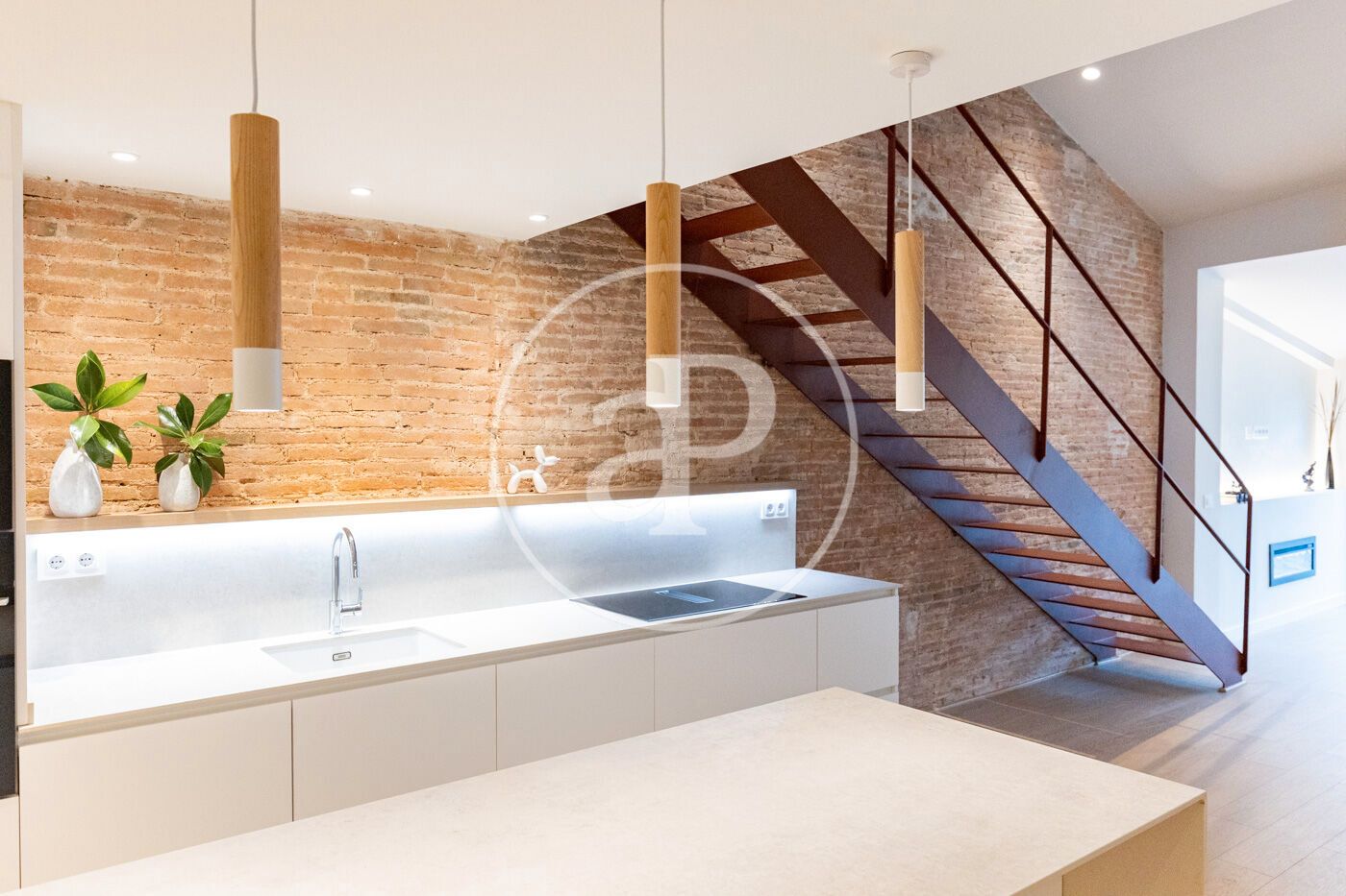 Kitchen of Single-family semi-detached for sale in Sabadell  with Air Conditioner, Heating and Terrace