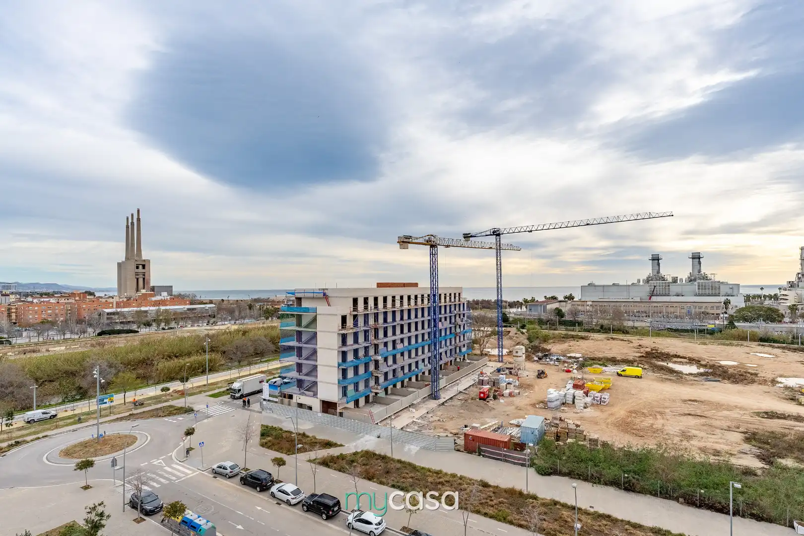 Vista exterior de Pis en venda en Sant Adrià de Besòs amb Aire condicionat, Calefacció i Parquet