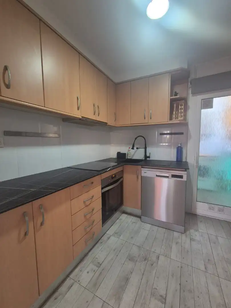 Cocina de Ático en venta en Santa Coloma de Gramenet con Aire acondicionado, Parquet y Terraza