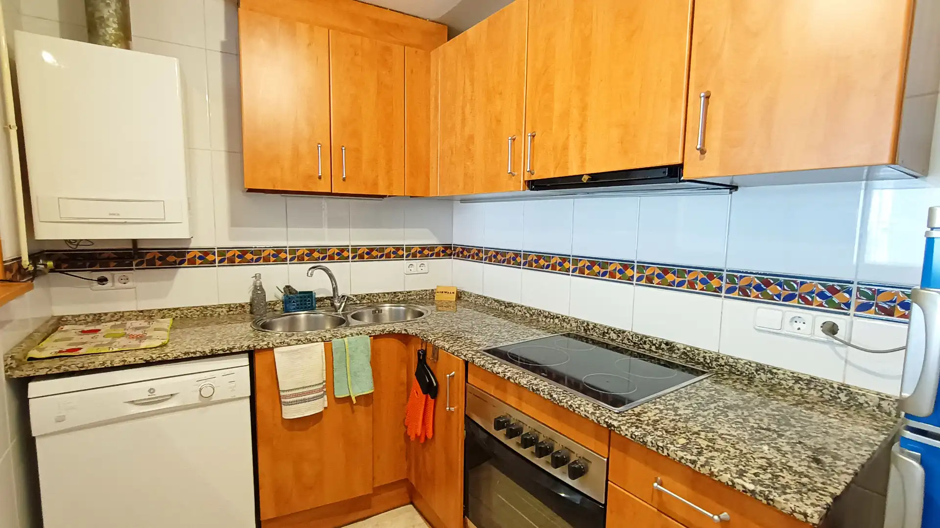 Kitchen of Flat for sale in Sort  with Heating, Parquet flooring and Furnished