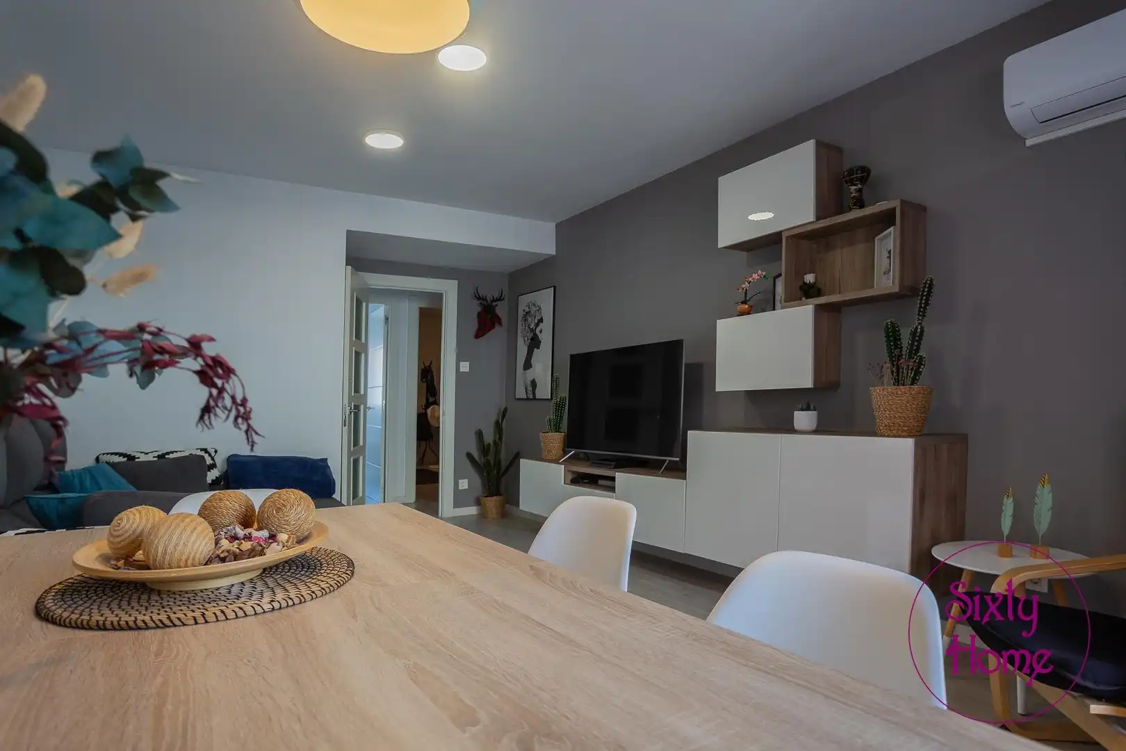 Sala d'estar de Pis en venda en Zaragoza amb Aire condicionat, Calefacció i Terrassa