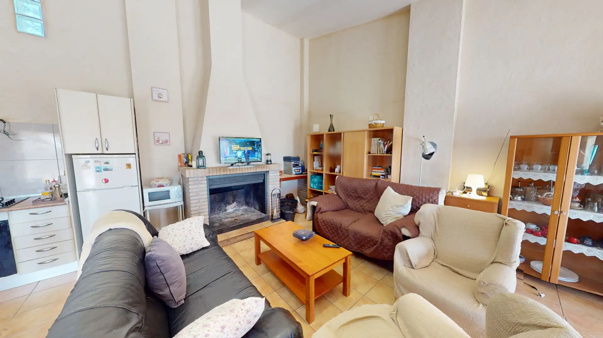 Living room of Houses for sale in Pozohondo  with Furnished
