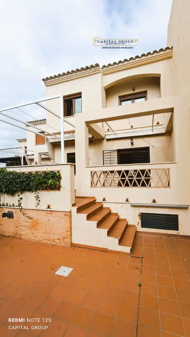 Exterior view of Houses for sale in Punta Umbría  with Terrace, Balcony and Community pool