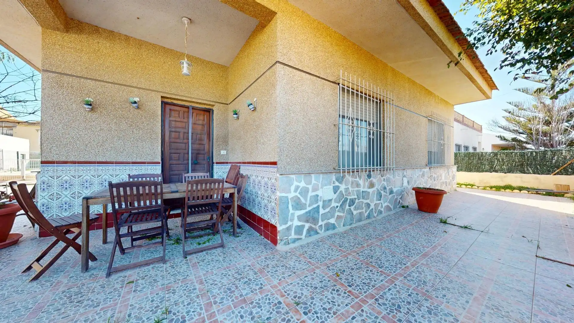 Terrassa de Casa o xalet en venda en Cartagena amb Jardí privat, Terrassa i Piscina