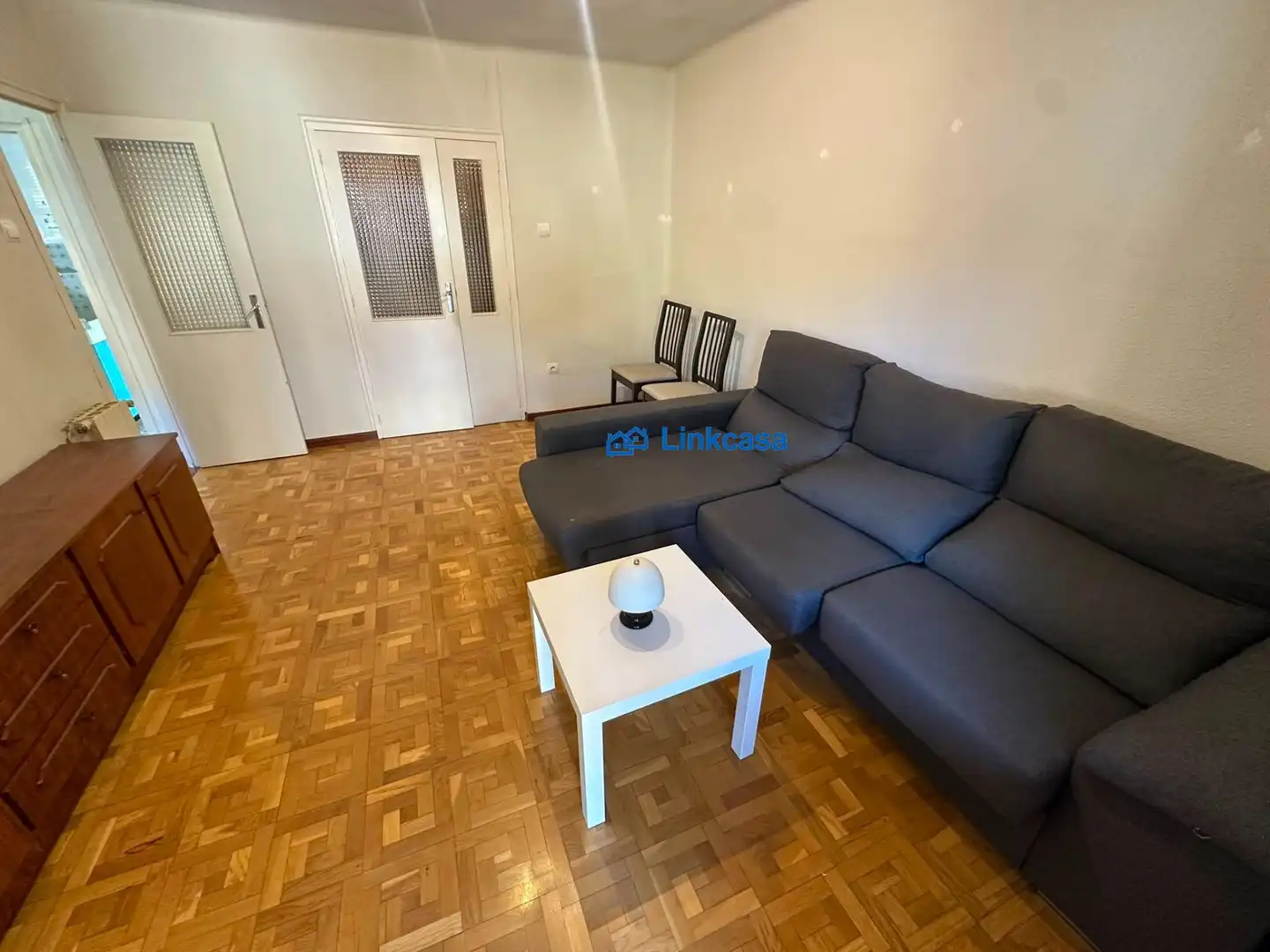 Sala de estar de Piso en venta en Madrid con Calefacción, Parquet y Terraza