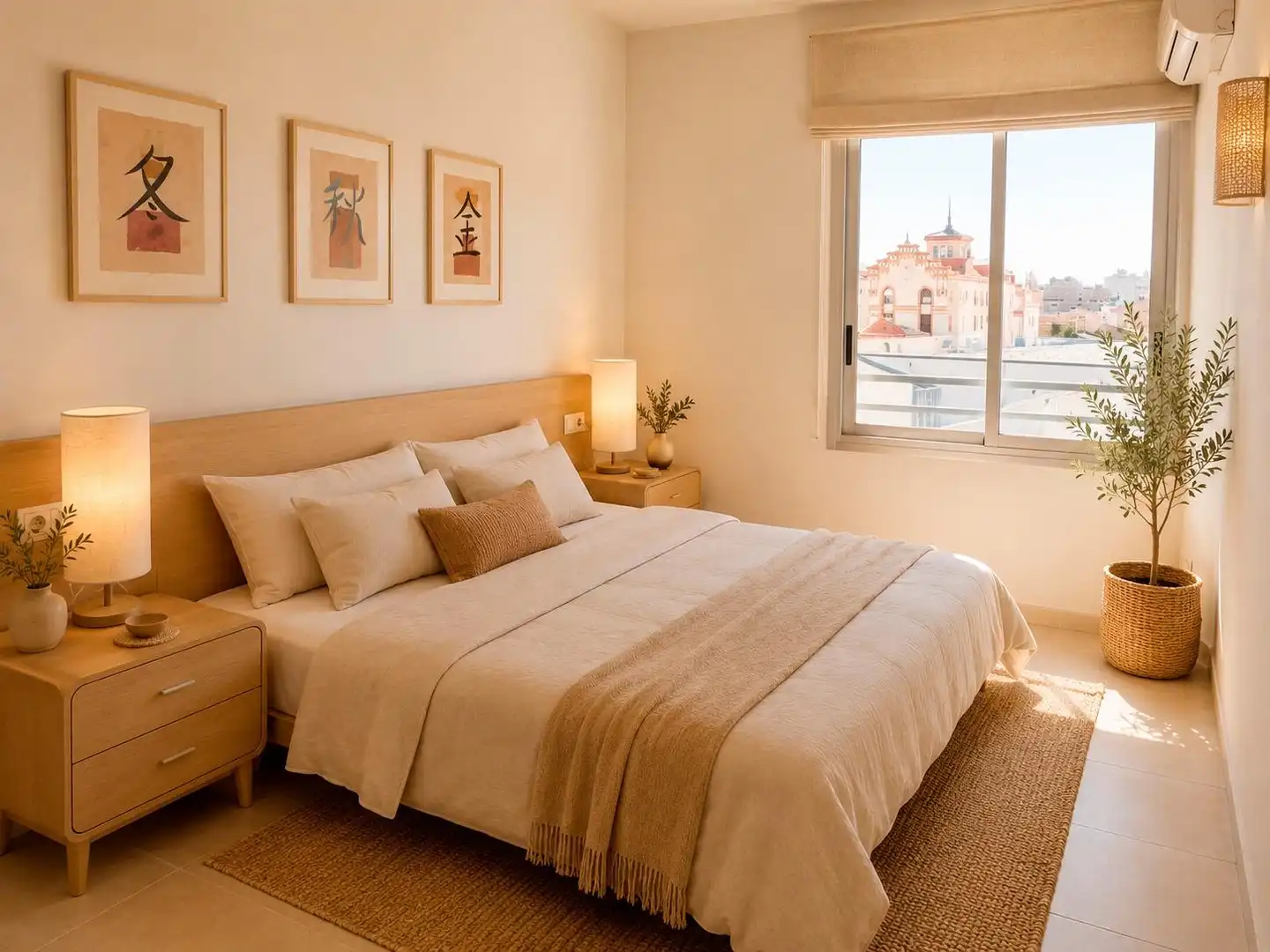 Bedroom of Flat for sale in Manresa  with Air Conditioner, Heating and Furnished