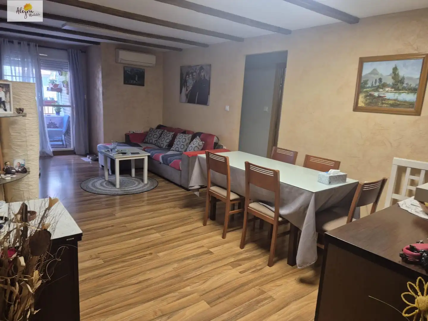 Sala d'estar de Pis en venda en Valencia amb Aire condicionat, Moblat i Balcó