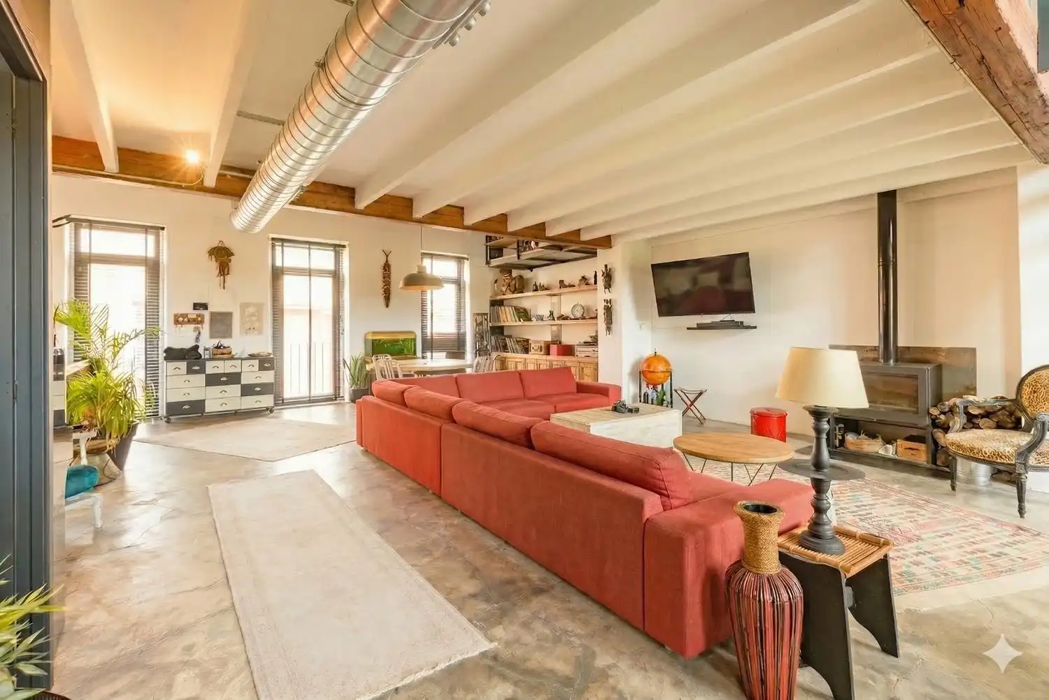 Sala d'estar de Casa adosada en venda en Alicante / Alacant amb Aire condicionat, Jardí privat i Terrassa