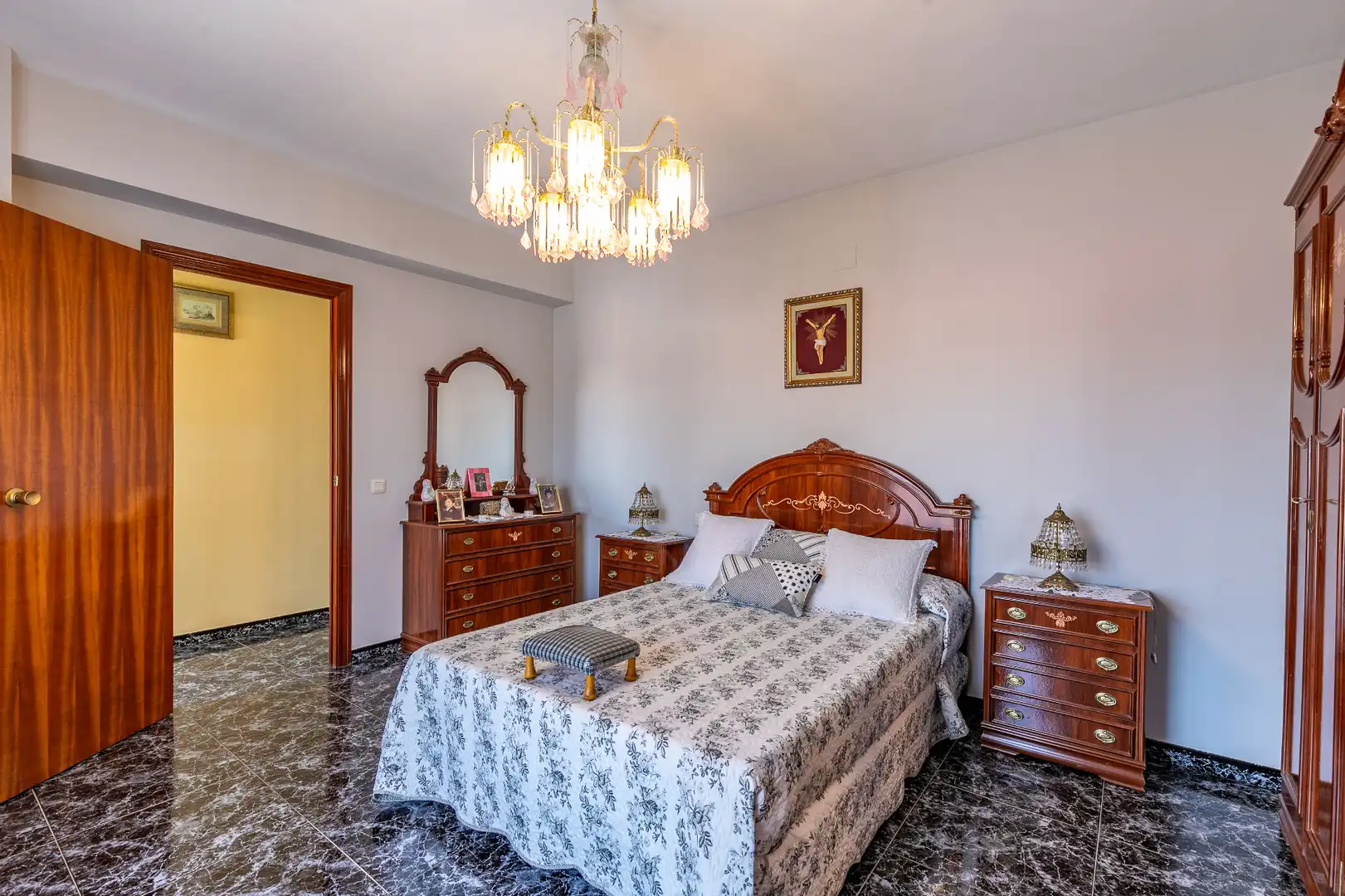 Dormitori de Casa adosada en venda en Alagón del Río amb Aire condicionat, Calefacció i Jardí privat