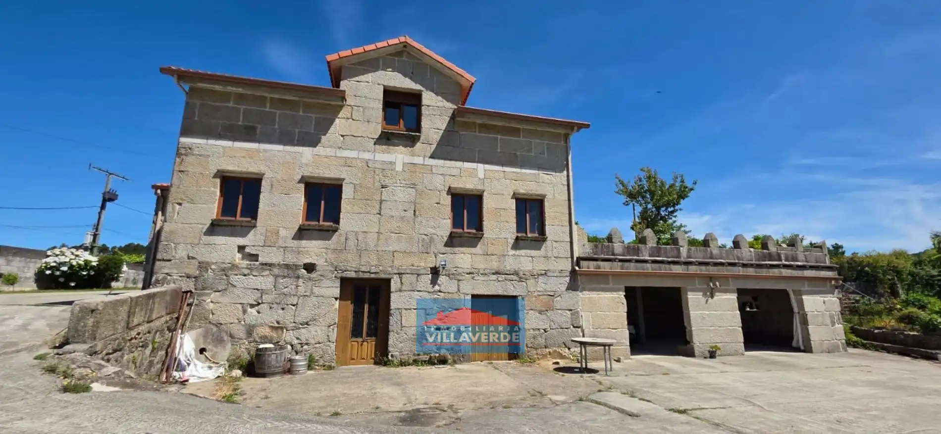 Vista exterior de Casa o chalet en venta en Marín con Trastero y Amueblado