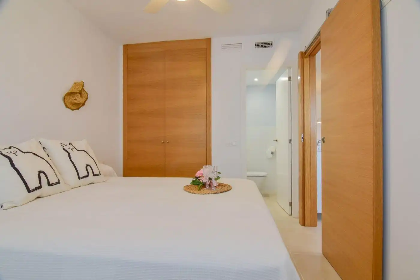 Dormitori de Apartament de lloguer en El Puig de Santa Maria amb Calefacció, Jardí privat i Terrassa