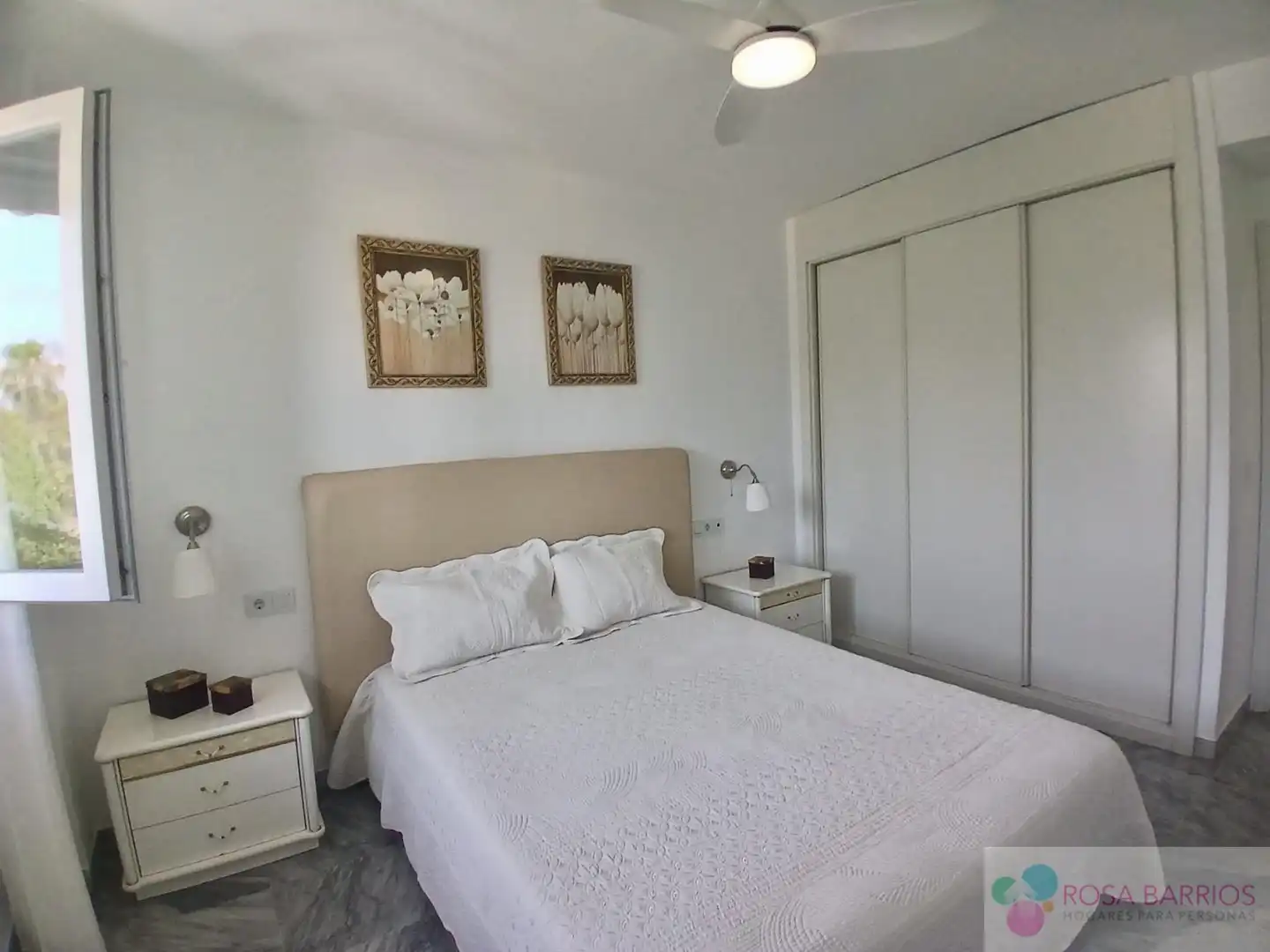 Bedroom of Flat for rent in Marbella  with Terrace, Furnished and Community pool