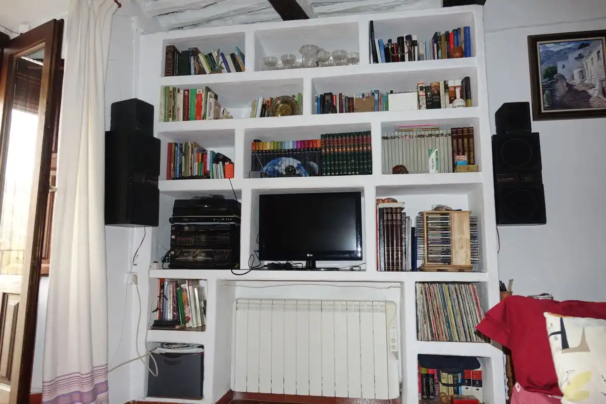 Sala d'estar de Casa o xalet en venda en Capileira amb Moblat i Balcó