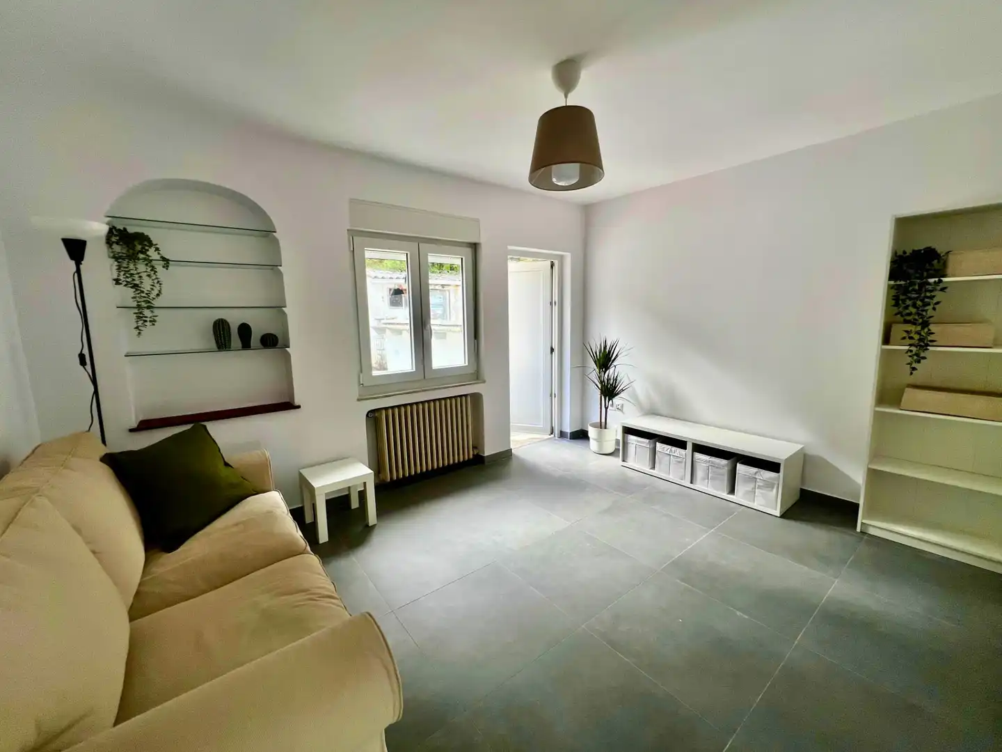 Wohnzimmer von Wohnung zur Miete in Aguilar de Campoo mit Heizung, Möbliert und Ofen