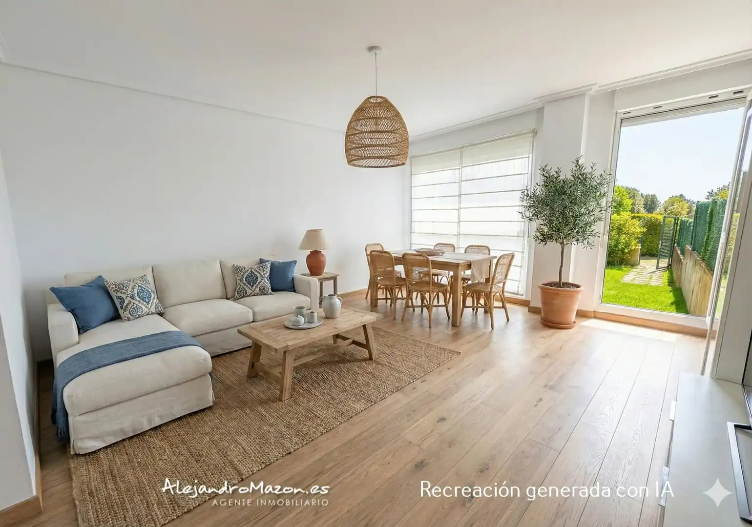 Sala de estar de Piso en venta en Castro-Urdiales con Calefacción, Jardín privado y Terraza