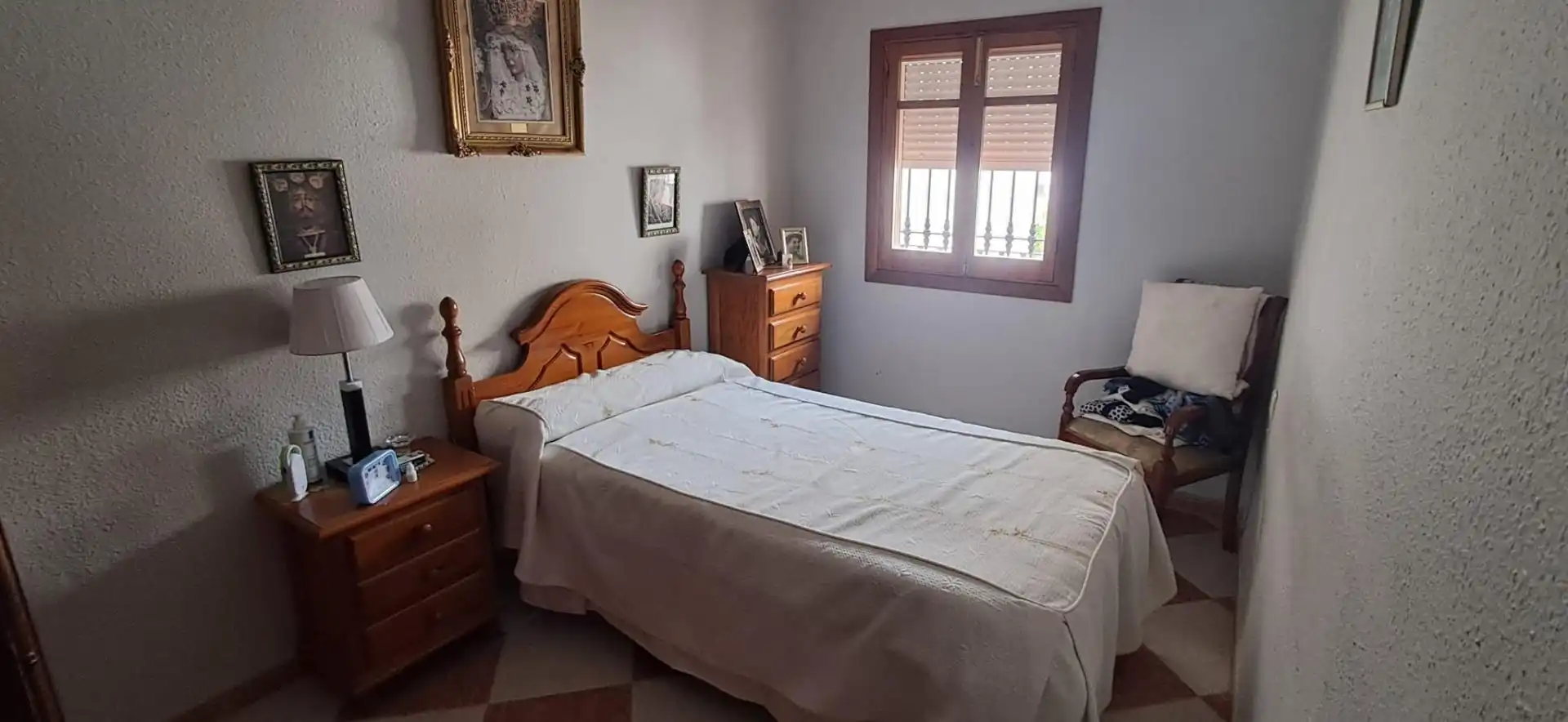 Bedroom of Flat for rent in Utrera  with Air Conditioner and Balcony