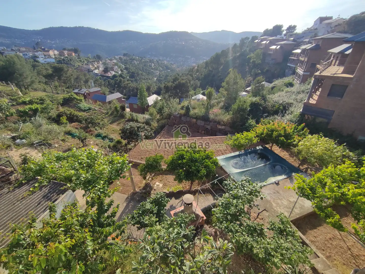 Jardín de Casa o chalet en venta en Vallirana con Aire acondicionado, Calefacción y Jardín privado