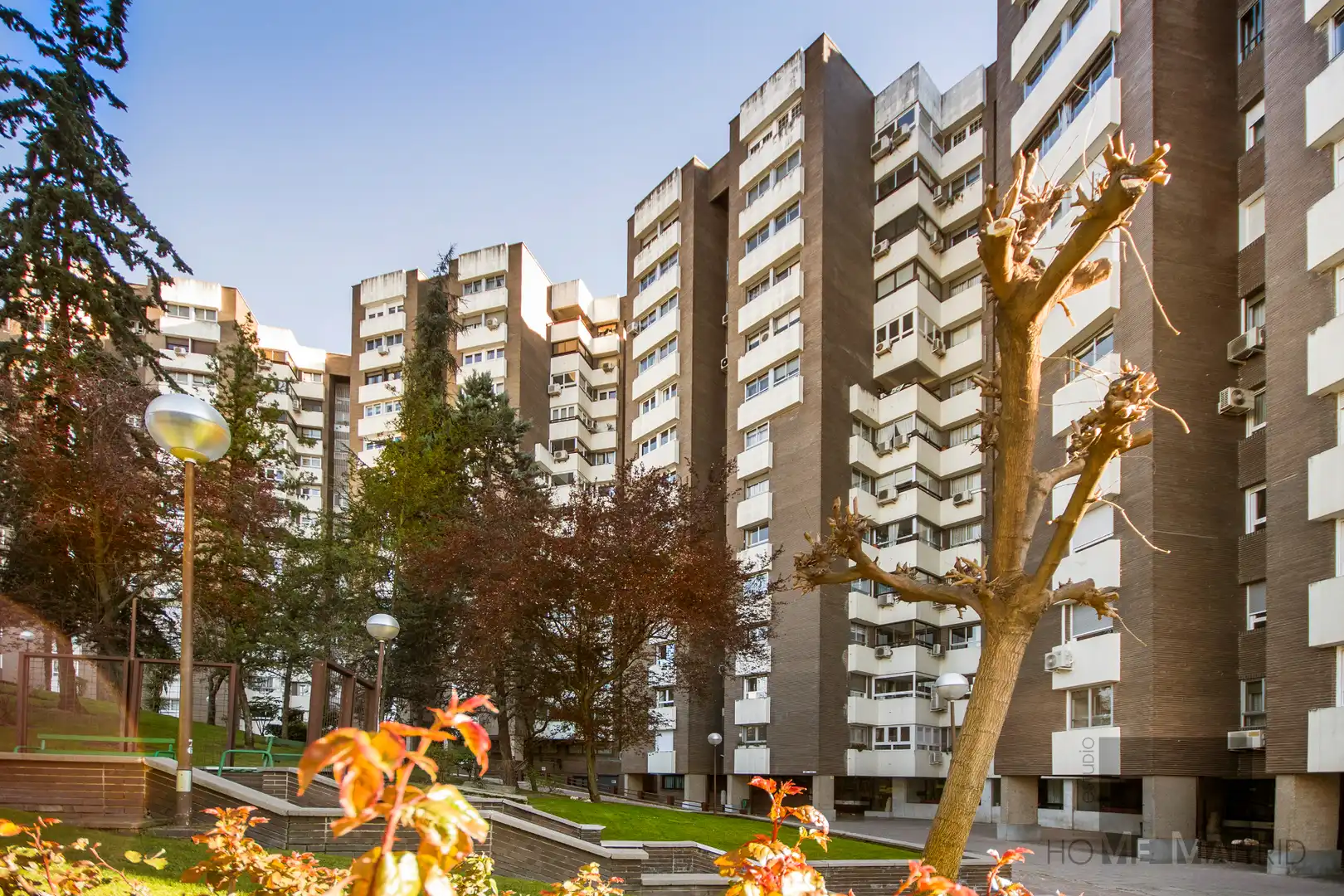 Exterior view of Flat for sale in Madrid  with Air Conditioner, Heating and Parquet flooring