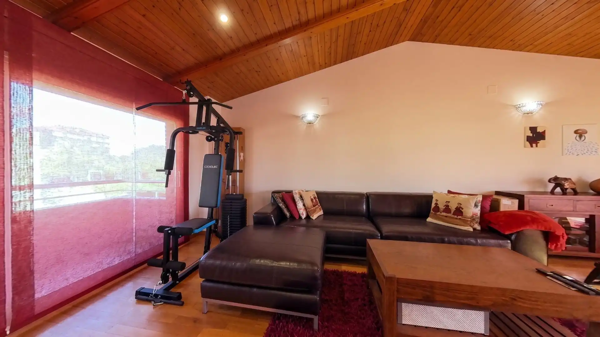 Living room of Houses for sale in Sant Feliu de Llobregat  with Air Conditioner, Heating and Private garden