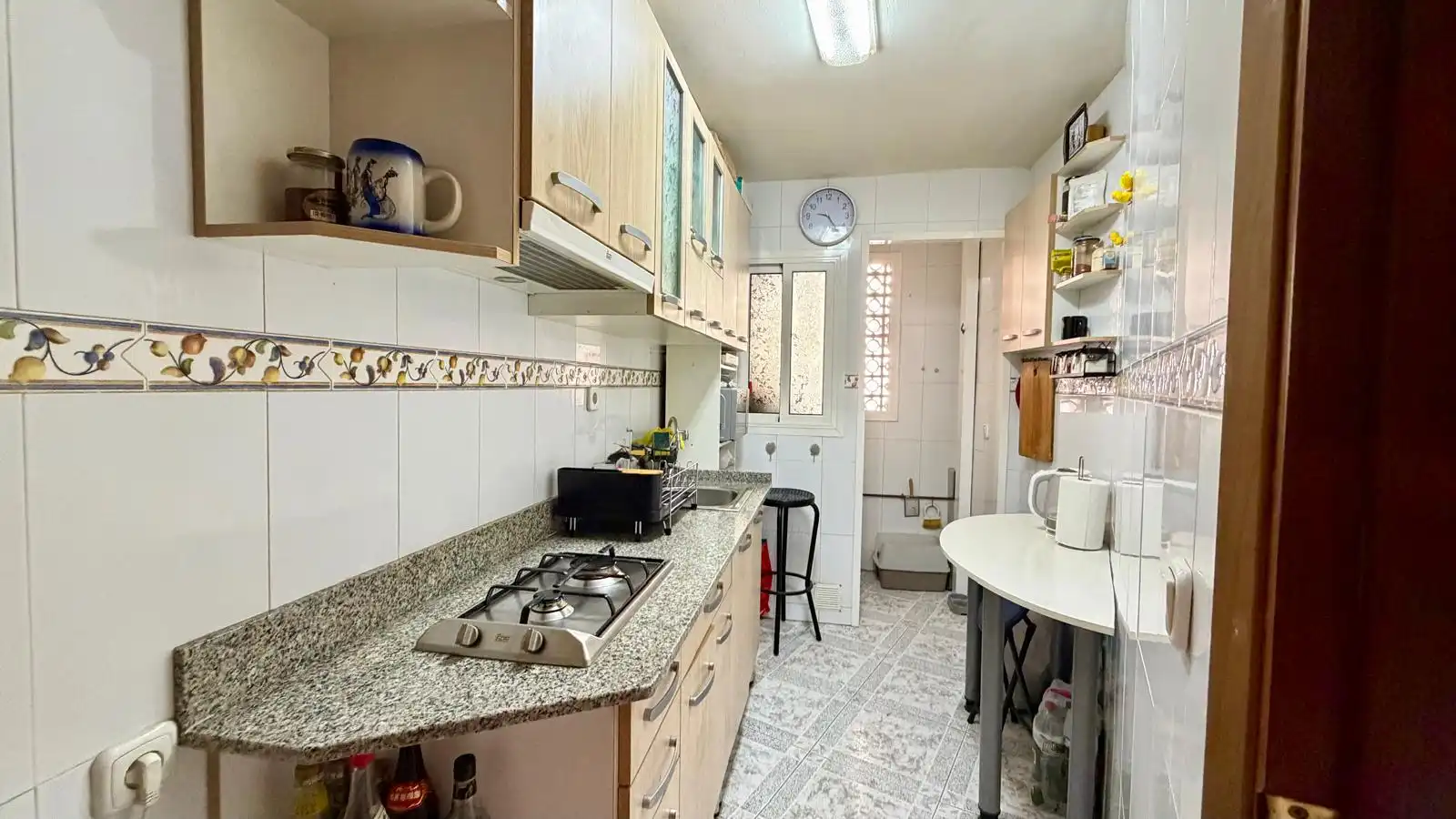 Kitchen of Flat for sale in Esplugues de Llobregat  with Heating, Terrace and Balcony
