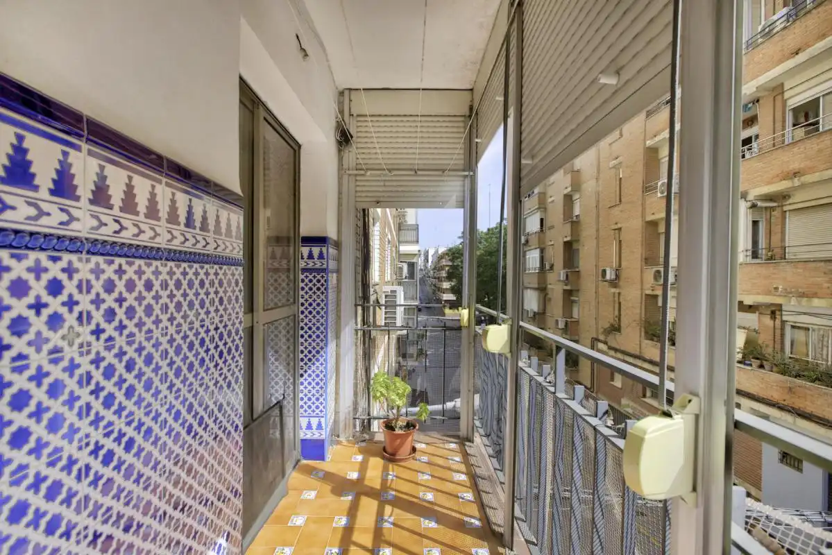 Terrasse von Wohnung zum Verkauf in San Juan de Aznalfarache mit Klimaanlage, Heizung und Terrasse
