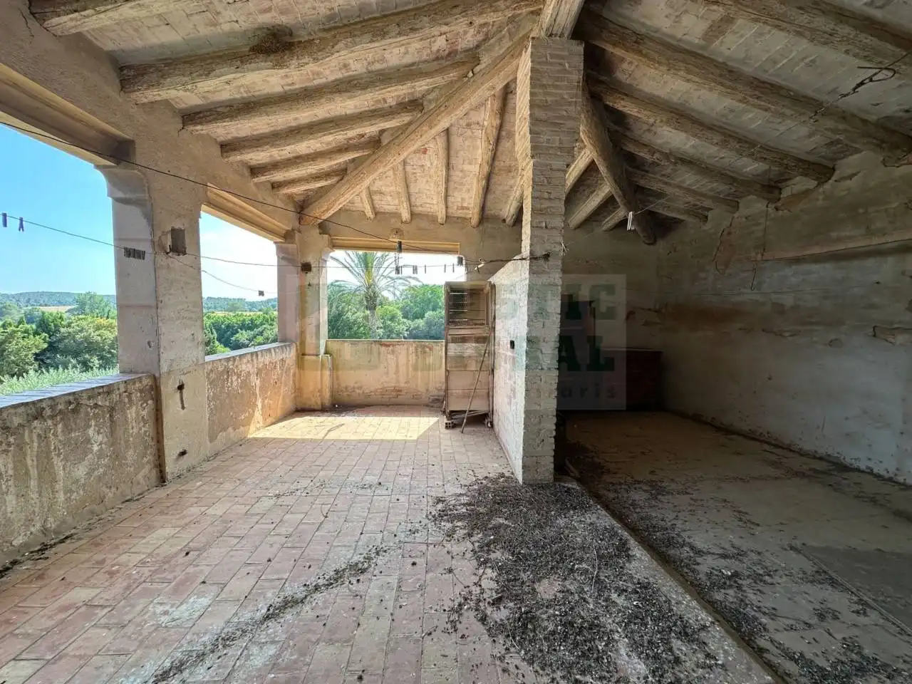 Terraza de Finca rústica en venta en Saus, Camallera i Llampaies con Terraza