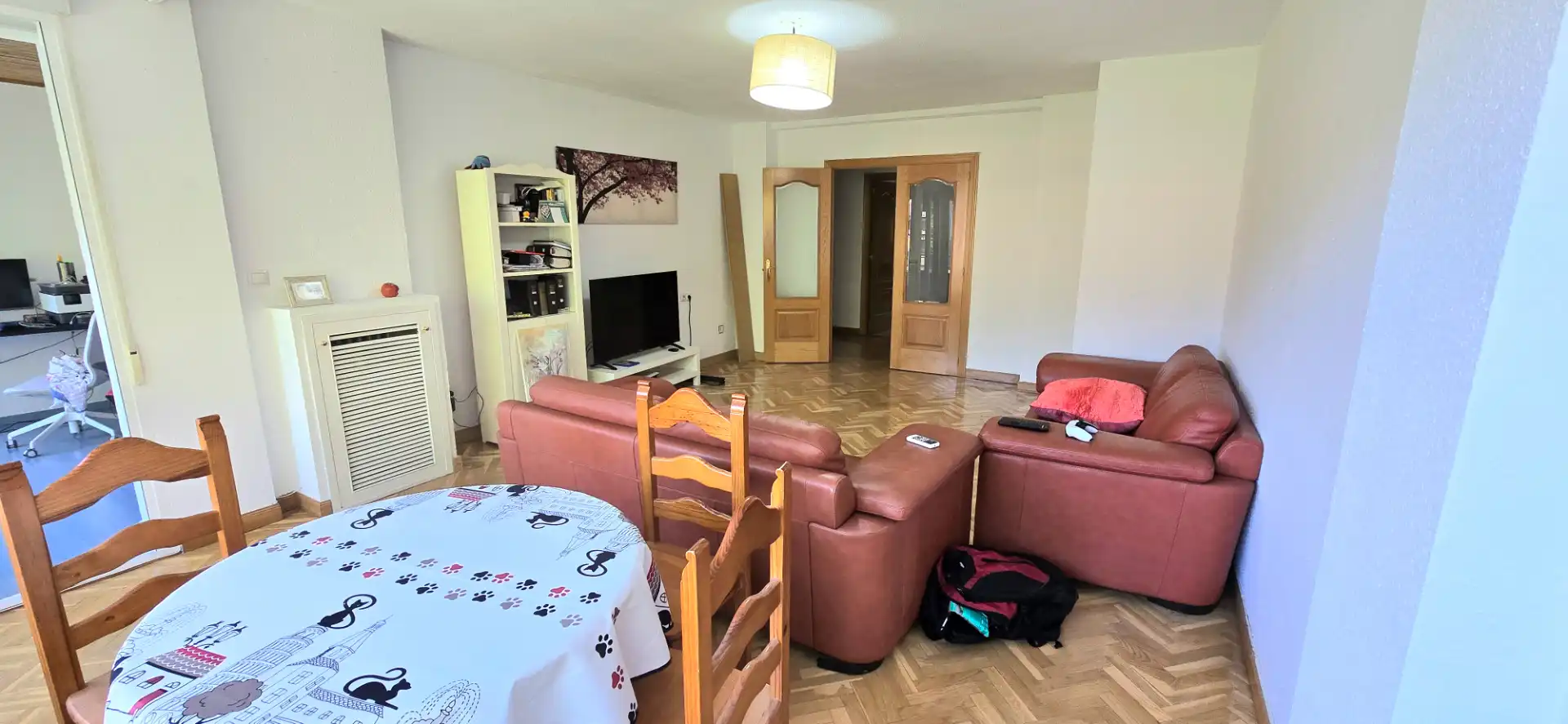 Sala de estar de Piso en venta en Las Rozas de Madrid con Aire acondicionado, Calefacción y Jardín privado